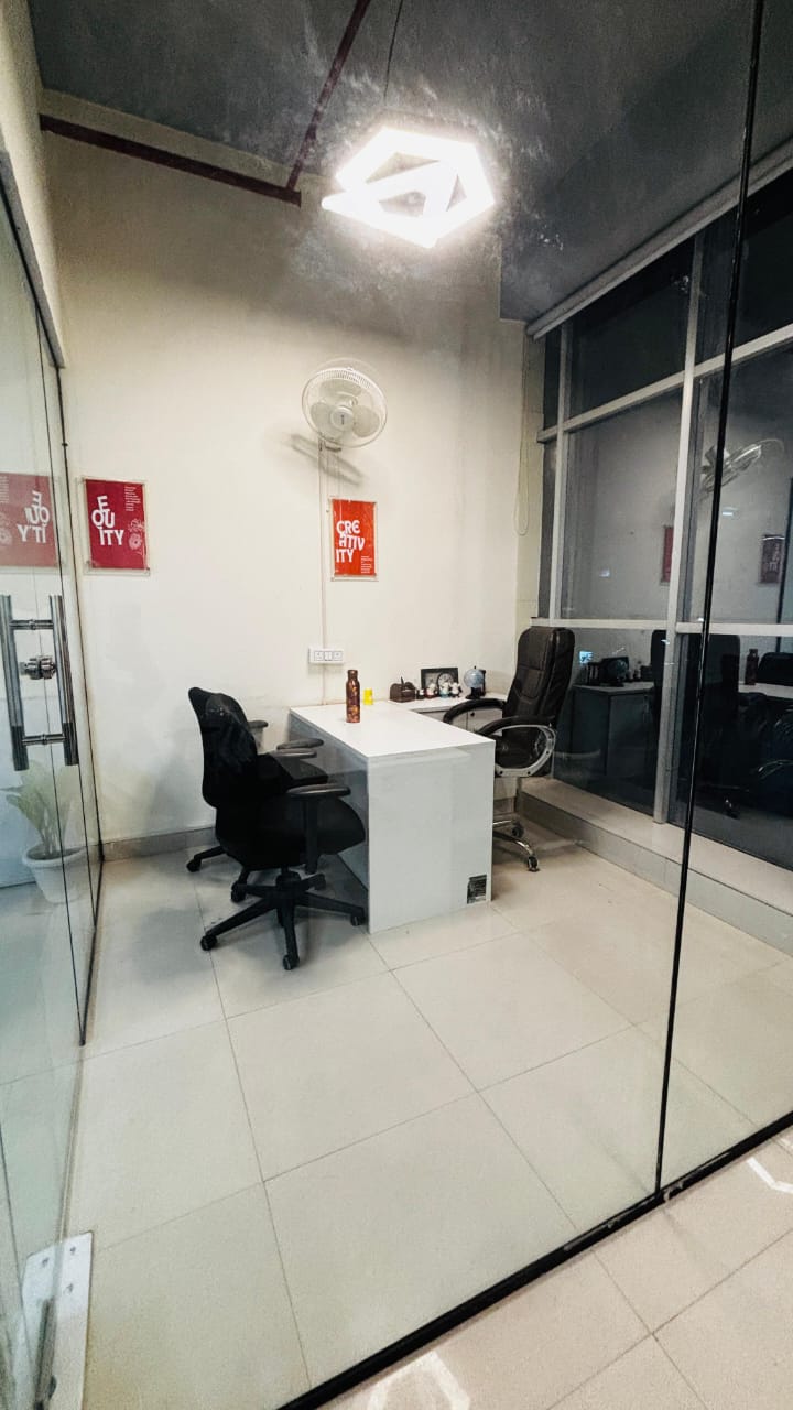 Professional workspace environment at Click Office